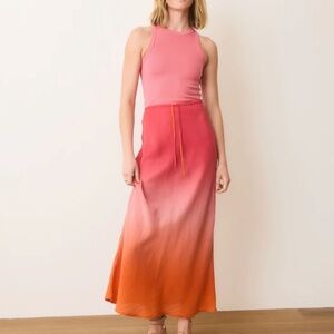 Marine Layer Ombre Gabrielle Maxi Skirt - Medium (size 6)